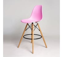 Стул барный DERSTUHL 110 Wood Bar, розовый DSL07.005 DSL07.015