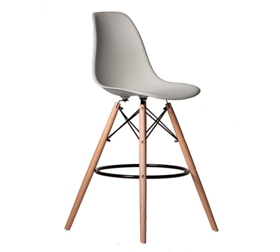 Стул барный DERSTUHL 110 Wood Bar, светло-серый DSL07.002 1