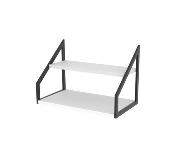 Стеллаж настенный-настольный Титан Мета Ангули 250х450, белый 4670026246728 1