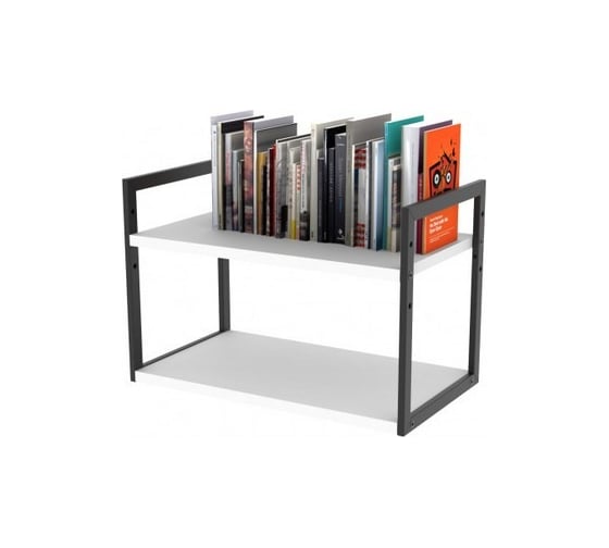 Стеллаж настенный-настольный Титан Мета Латус-10 (250х600), белый 4670026246759 1