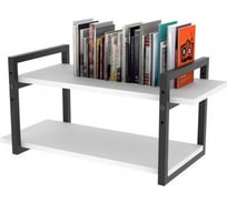 Стеллаж настенный-настольный Титан Мета Латус-20 (290х580), белый 4670026246773