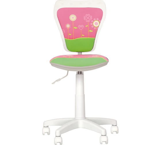 Детское компьютерное кресло NOWY STYL MINISTYLE GTS WHITE FLOWERS Q WOM08GXXR00W00BCBC004ZX00