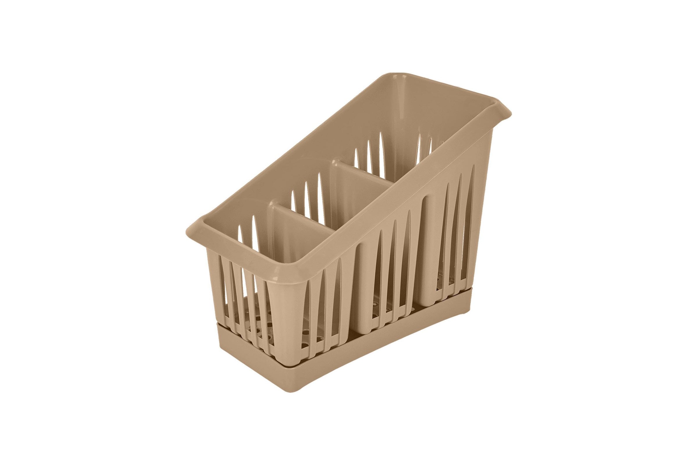 СушилкадлястоловыхприборовPLASTTEAM,20x12x16см,шоколадныймокко275796