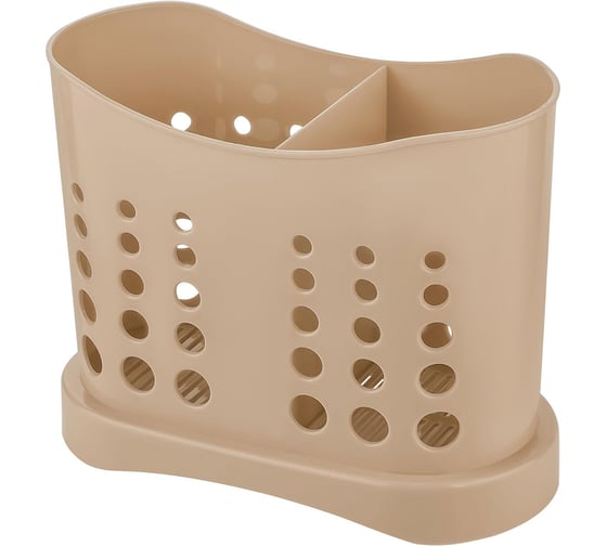 Сушилка для столовых приборов Plast Team Stockholm, 16,8 x 8,4 x 13,3 см, шоколадный мокко 275798 1