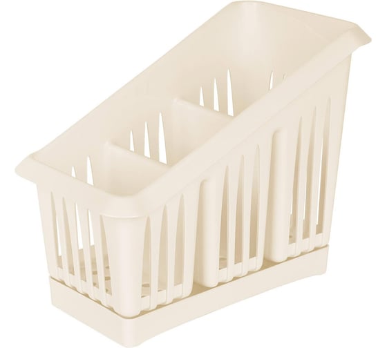 Сушилка для столовых приборов PLAST TEAM, 20 x 12 x 16 см, молочный туман 275795 1