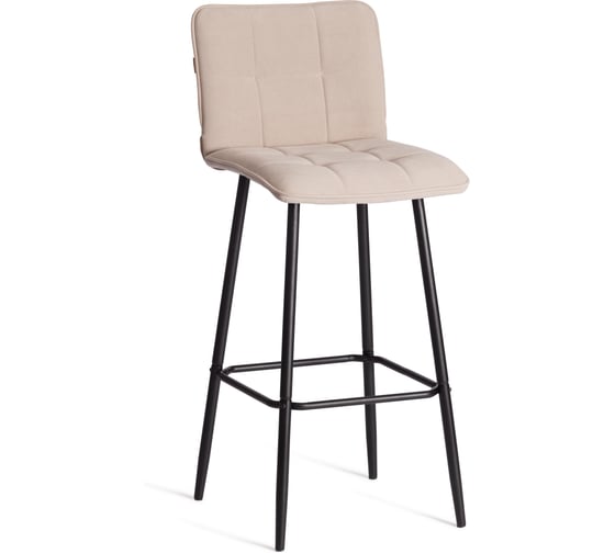 Барный стул Tetchair Bari велюр, бежевый 24907 1