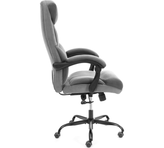 Кресло Tetchair Cambridge metalBL велюр/ткань, серый, 29/12 25024 1