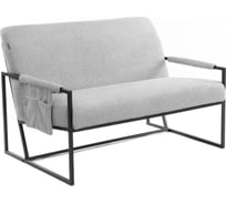 Диван Tetchair Charli LUX велюр/букле, VT shape silver 25185