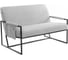 Диван Tetchair Charli LUX велюр/букле, VT shape silver 25185 1