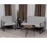 Диван Tetchair Charli LUX велюр/букле, VT shape silver 25185 2