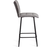 Полубарный стул Tetchair Bari велюр, серый 24906
