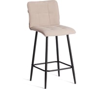 Полубарный стул Tetchair Bari велюр, бежевый 24914