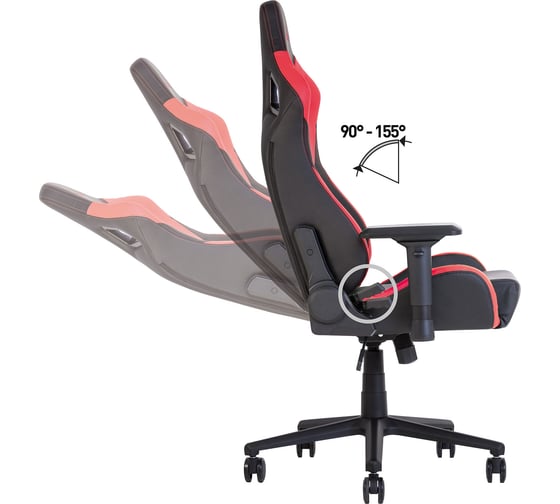 Геймерское кресло NOWY STYL HEXTER PRO R4D TILT MB70 ECO/02 BLACK/RED E-16938424