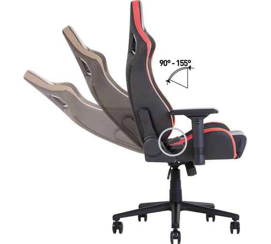 Геймерское кресло NOWY STYL HEXTER PRO R4D TILT MB70 ECO/01 BLACK/RED E-16751247