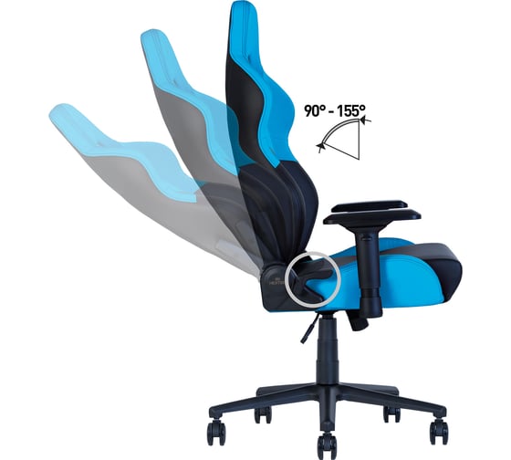 Геймерское кресло NOWY STYL HEXTER RC R4D TILT MB70 ECO/01 BLACK/BLUE E-179451431