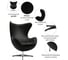 Кресло BRADEX EGG CHAIR чёрный FR 0568 5