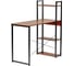 Письменный стол BRADEX Frame с полками, 100x45x110 см, дерево лофт, чёрный FR 0692 1