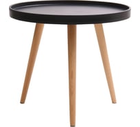 Кофейный столик BRADEX Aurora диаметр 50x44.5 см, чёрный FR 0792