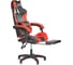 Игровое кресло BRADEX Alfa Pro с подножкой, чёрный-красный FR 0677 5