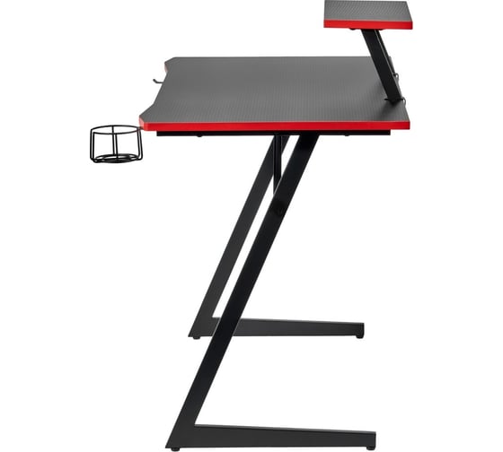 Компьютерный стол BRADEX Basic 110x59x75 см, c полкой для монитора 40x20 см FR 0682