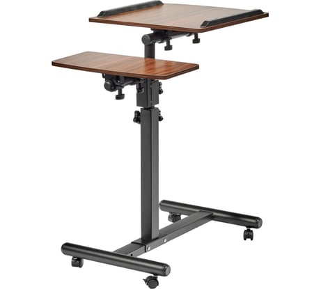 Многофункциональный стол BRADEX Palma 60x40x62-96 см, темное дерево, чёрный FR 0686