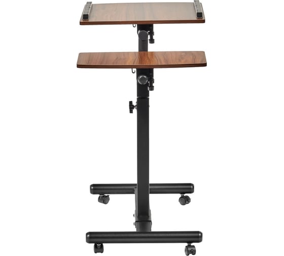 Многофункциональный стол BRADEX Palma 60x40x62-96 см, темное дерево, чёрный FR 0686