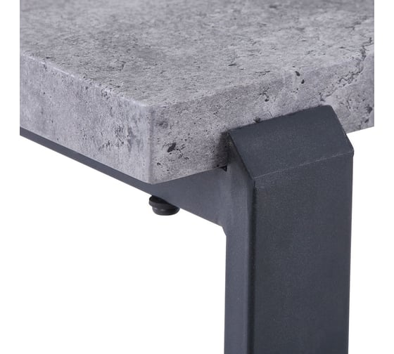 Стол BRADEX Grey 120x80x77 см, серая лава FR 0602