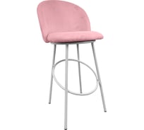 Стул полубарный M-GROUP пудровый, белые ножки 13155401