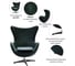 Кресло BRADEX EGG CHAIR зеленый FR 0569 6