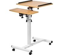 Многофункциональный стол BRADEX Palma 60x40x62-96 см, светлое дерево, белый FR 0685