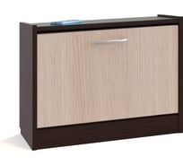 Тумба для обуви СОКОЛ венге/беленый дуб ТО-21 ШОТО21Вб