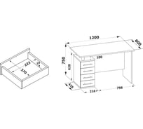 Мебель sp бюджет стол 2362 402660 фр орех 1200