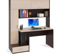 Компьютерный стол СОКОЛ венге/беленый дуб КСТ-17 КСТ17В5бд5