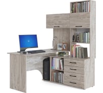 Компьютерный стол СОКОЛ правый дуб юкон КСТ-14П 00-00009495