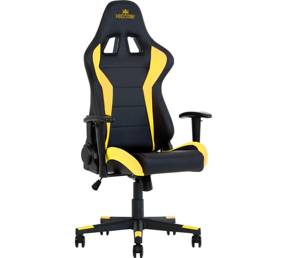 Геймерское кресло NOWY STYL HEXTER ML R1D TILT PL70 ECO/01 BLACK/YELLOW FR E-2020100