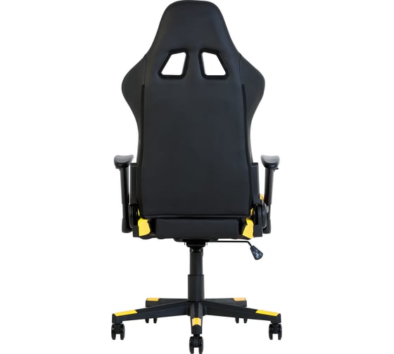 Геймерское кресло NOWY STYL HEXTER ML R1D TILT PL70 ECO/01 BLACK/YELLOW FR E-2020100