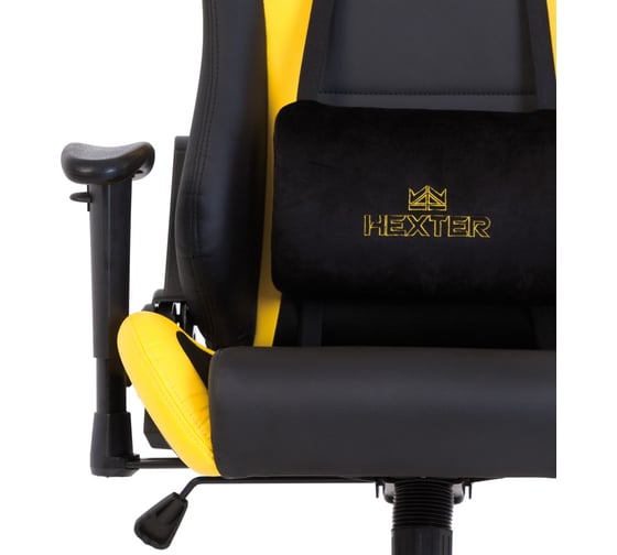 Геймерское кресло NOWY STYL HEXTER ML R1D TILT PL70 ECO/01 BLACK/YELLOW FR E-2020100