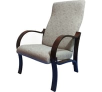 Кресло Garden story Милан каркас орех, сиденье серый бежевый MIL-1OR-1.09