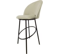 Стул полубарный M-GROUP, бежевый, чёрные ножки 13155204