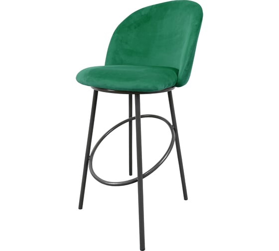 Стул полубарный M-GROUP, изумрудный, серые ножки 13155603 1