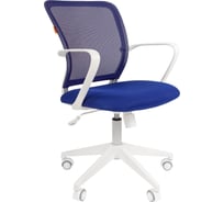 Компьютерное кресло CHAIRMAN 698 white синий 00-07076188