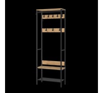 Вешалка гардеробная ЗМИ ТОРОНТО 23Л черный ВГТ23Л  Ч