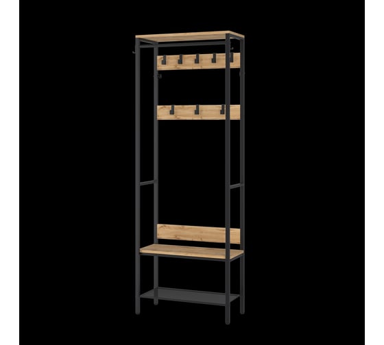 Вешалка гардеробная ЗМИ ТОРОНТО 23Л черный ВГТ23Л Ч 1