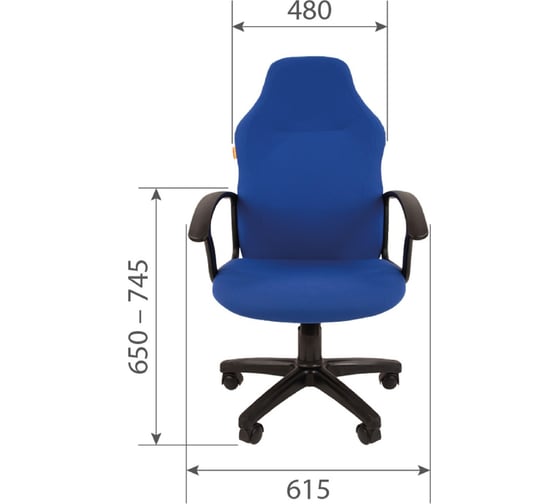 Компьютерное кресло CHAIRMAN 269 синий 00-07069904
