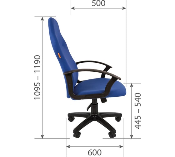 Компьютерное кресло CHAIRMAN 269 синий 00-07069904