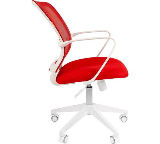 Компьютерное кресло CHAIRMAN 698 white красный 00-07076192