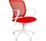 Компьютерное кресло CHAIRMAN 698 white красный 00-07076192 1