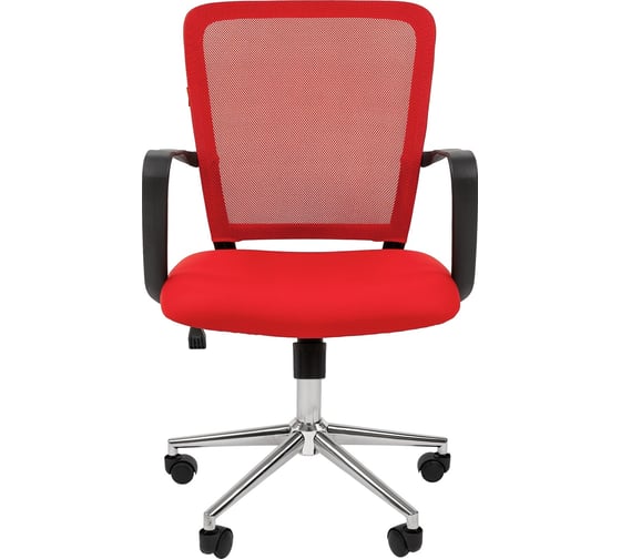 Компьютерное кресло CHAIRMAN 698 хром красный 00-07077477