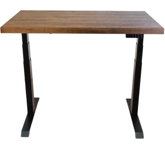 Стол двухмоторный с регулируемой высотой Upstol Stand PRO подстолье черное и столешница МДФ шпон Дуб мореный 160х80 Z650ВDM16080 1