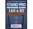 Стол двухмоторный с регулируемой высотой Stand PRO UPSTOL, подстолье черное и столешница МДФ шпон Американский орех 160х80 Z650ВAO16080 2